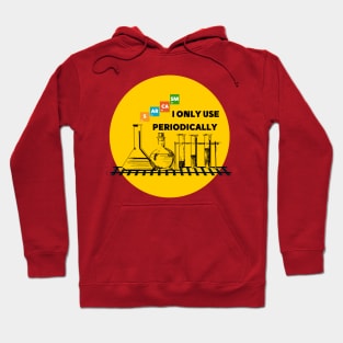 I only use SARCASM periodically yellow background design Hoodie